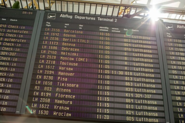 Photo Train Europe itinerary