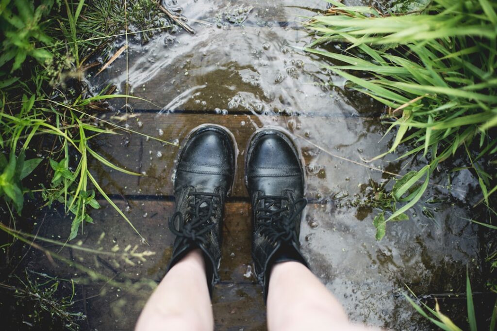Photo waterproof commuter shoes