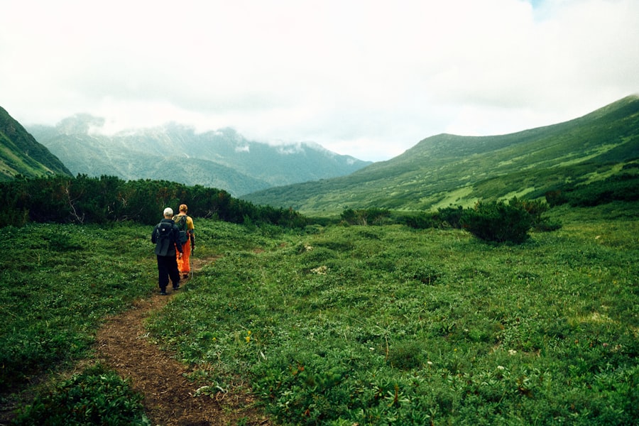 Backpacking in Nature